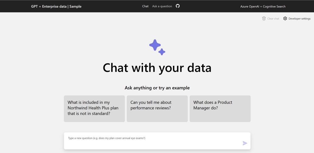 A screenshot of the Chat Playground in the Azure OpenAI Studio.