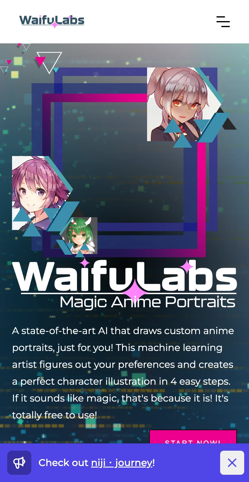 Waifu Labs - Magical Anime Portraits