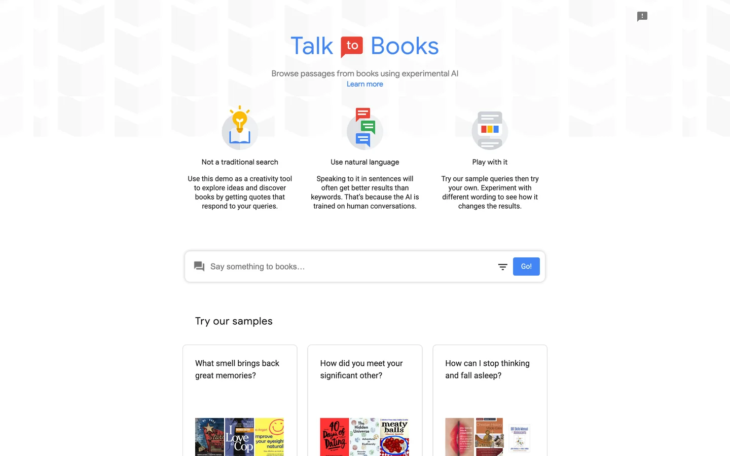 Talk to Books