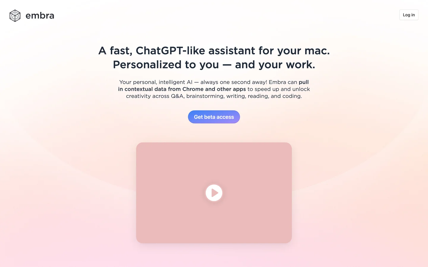 Embra - Your GPT Assistant for Mac