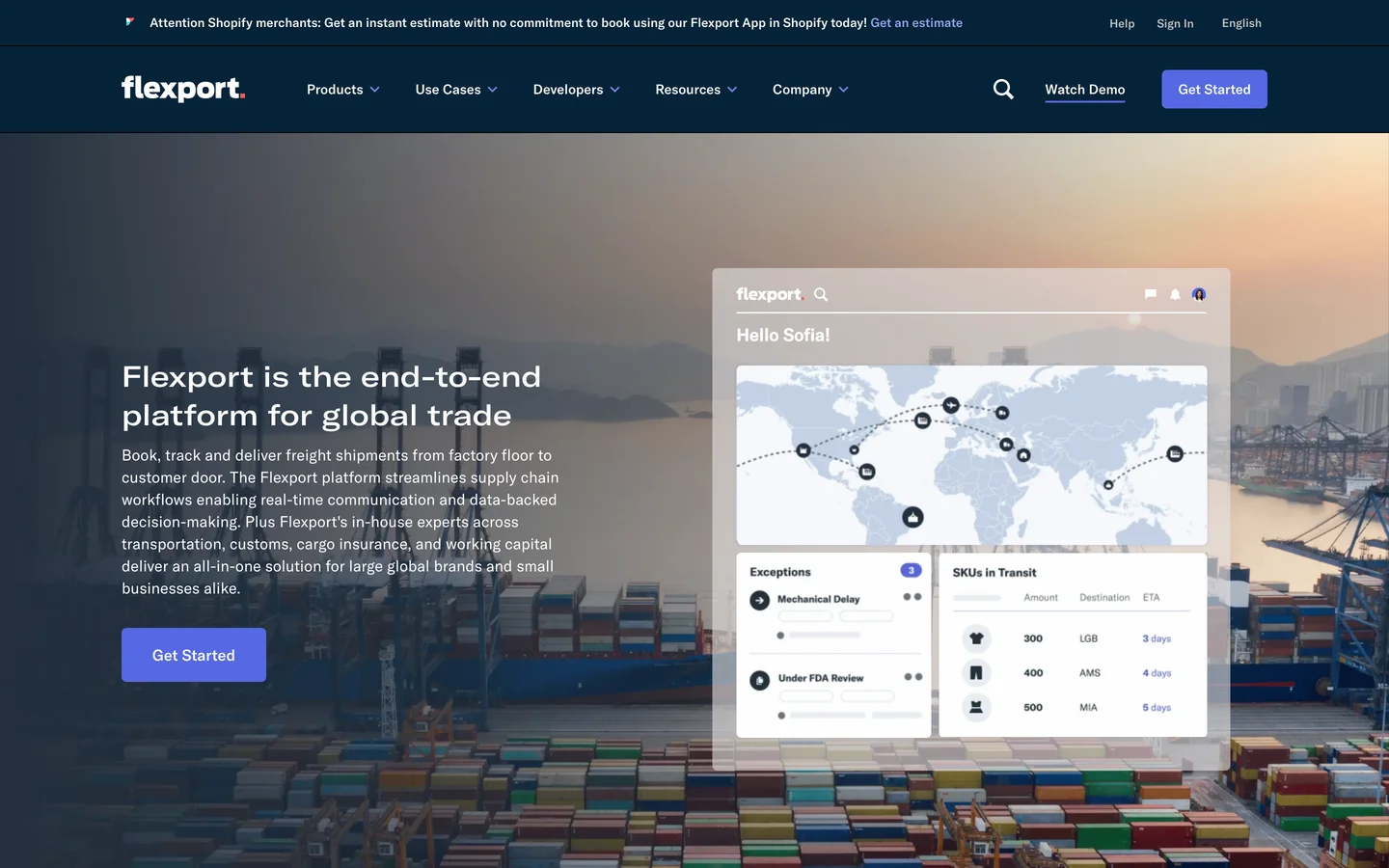 Flexport: Technology Platform for Global Logistics