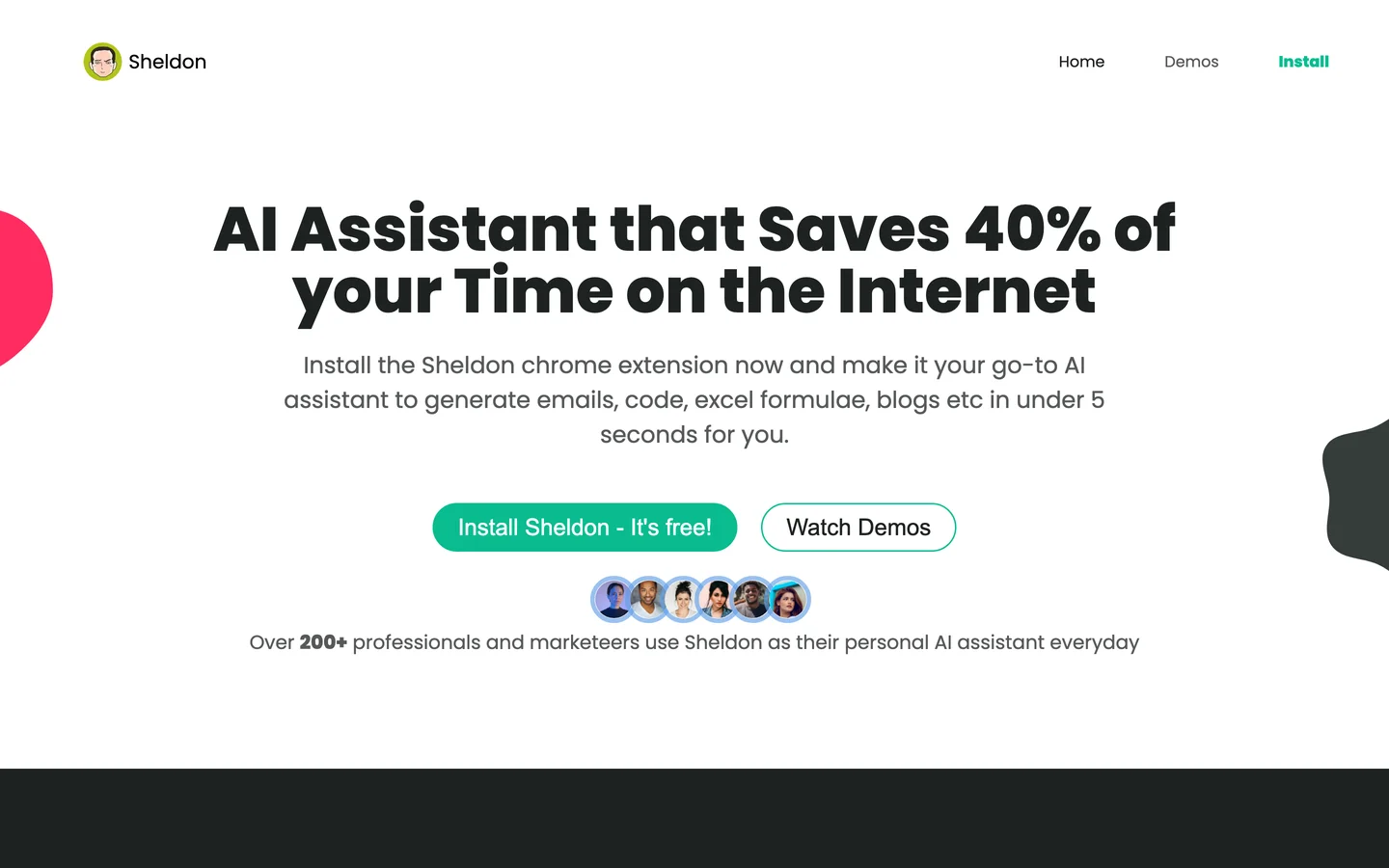 Sheldon - AI assistant that saves 40% of your browsing time