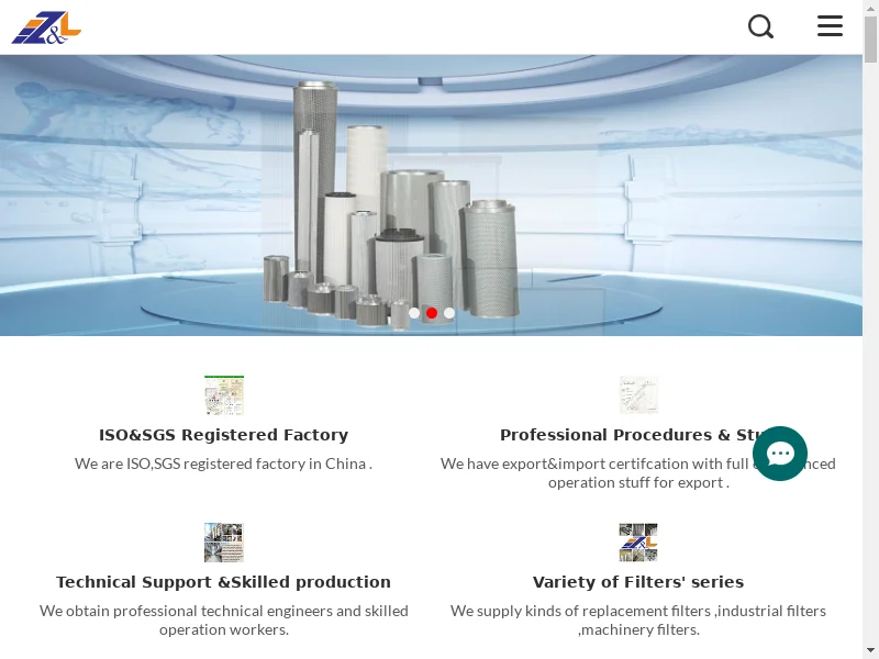 "Amazing! ISO9001  Filter Manufacturer--Z&l Filtration Technology Manufacture(Langfang) Co.,Ltd"