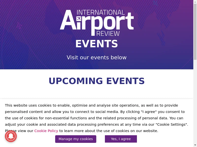 International Airport Events - Online Conferences for Airport Industry