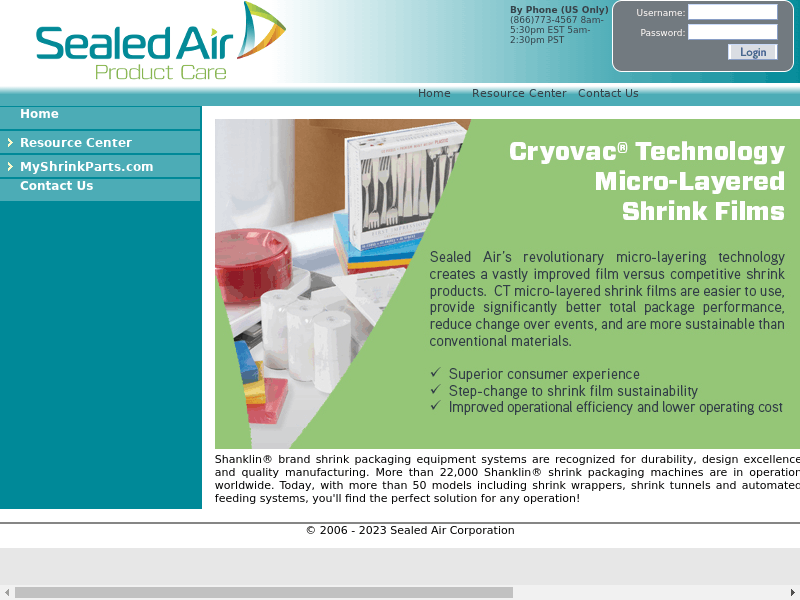 Sealed Air Shrink Wrap Machine Evaluator