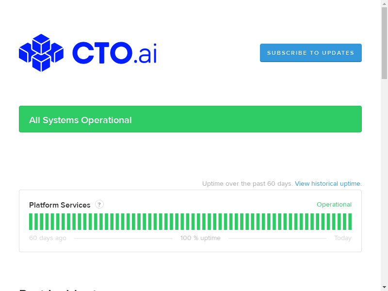 CTO.ai Platform Status