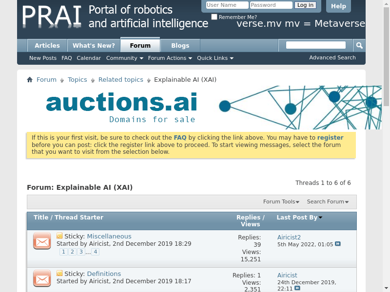 Explainable AI (XAI)