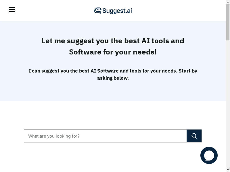 Suggest AI – Best Software and Tools SuggestionsMenu iconSearch iconSpinner icontranslation missing: en.general.icons.icon_search_close iconSearch iconCart iconClose iconSearch iconSpinner i