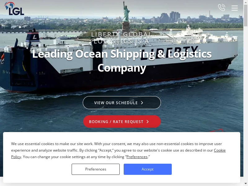 "    Ocean Freight Shipping & Logistics | US Flag Shipping Company | LGL    "